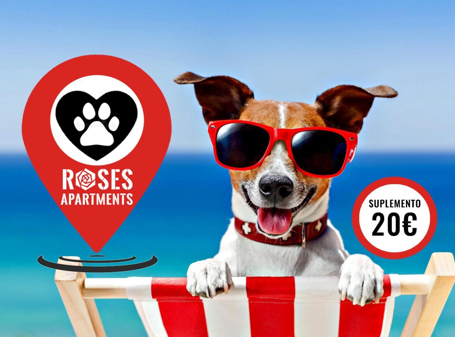 Roses Apartments Ocean 2 Habitaciones Vista Mar Lateral エクステリア 写真